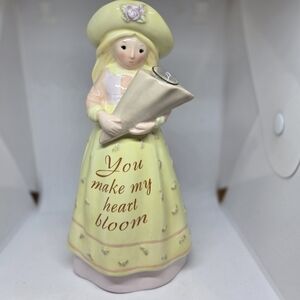 Charming Figurine with Mini Flower holder